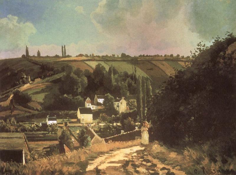 Camille Pissarro Jallais Hill oil painting image